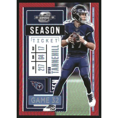 2020 Panini Contenders Optic Red #57 Ryan Tannehill