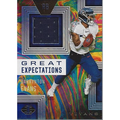2020 Panini Illusions Great Expectations Relics #35 Darrynton Evans