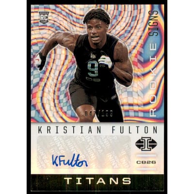 2020 Panini Illusions Rookie Signs #13 Kristian Fulton/199