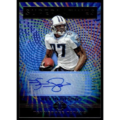 2020 Panini Illusions Superlatives Autographs #7 Kevin Dyson/99