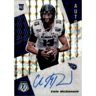 2020 Panini Mosaic Rookie Autographs Mosaic #58 Cole McDonald