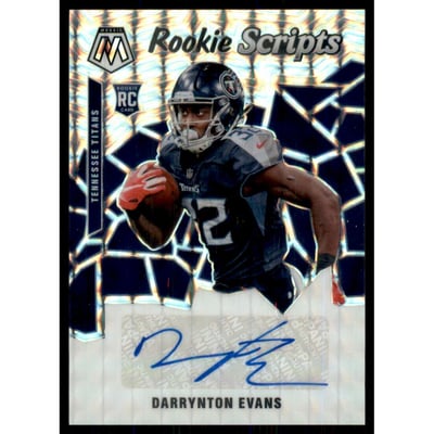 2020 Panini Mosaic Rookie Scripts #33 Darrynton Evans