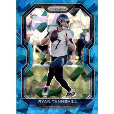 2020 Panini Prizm Prizms Blue Ice #102 Ryan Tannehill