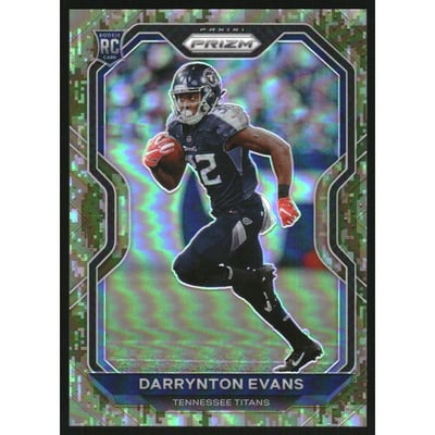 2020 Panini Prizm Prizms Camo #396 Darrynton Evans