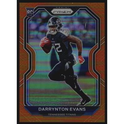 2020 Panini Prizm Prizms Orange #396 Darrynton Evans