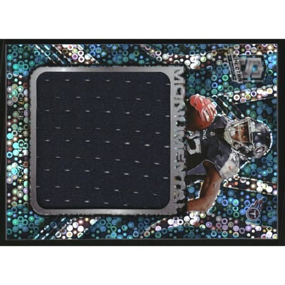 2020 Panini Spectra Monumental Memorabilia Neon Blue #14 Darrynton Evans/60