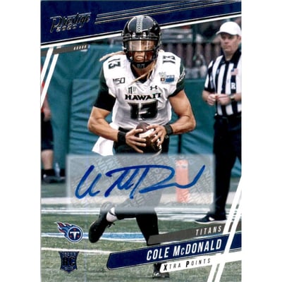 2020 Prestige Xtra Points Signatures #225 Cole McDonald
