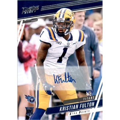 2020 Prestige Xtra Points Signatures #275 Kristian Fulton