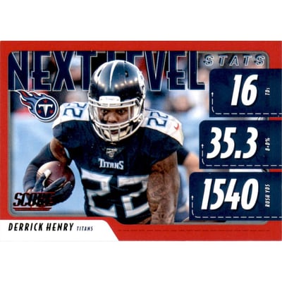 2020 Score Next Level Stats Red #3 Derrick Henry