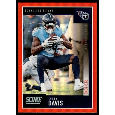 2020 Score Red Zone #114 Corey Davis