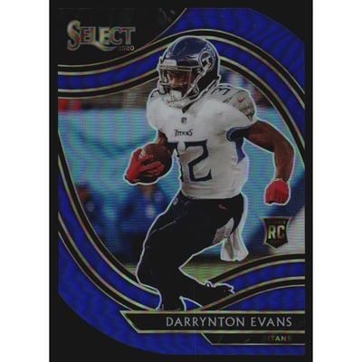 2020 Select Prizm Blue Die Cut #378 Darrynton Evans