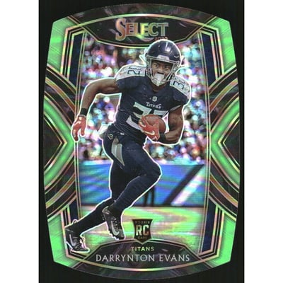 2020 Select Prizm Neon Green Die Cut #278 Darrynton Evans