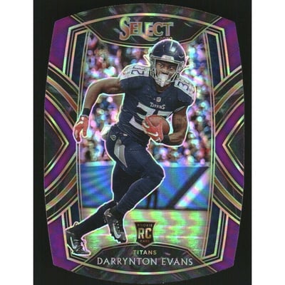 2020 Select Prizm Purple Die Cut #278 Darrynton Evans