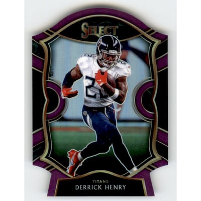 2020 Select Prizm Purple Die Cut #41 Derrick Henry