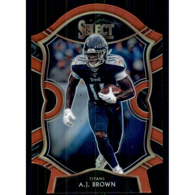 2020 Select Prizm Red Die Cut #43 A.J. Brown