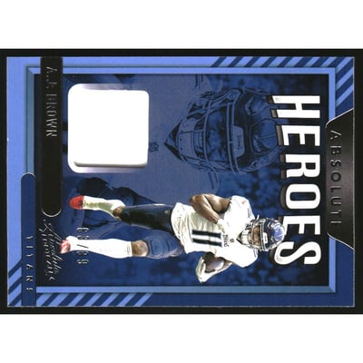 2021 Absolute Absolute Heroes Memorabilia #22 A.J. Brown