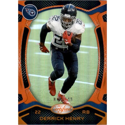 2021 Certified Mirror Orange #37 Derrick Henry
