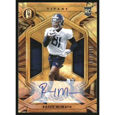 2021 Panini Gold Standard Rookie Autographs #189 Racey McMath/199