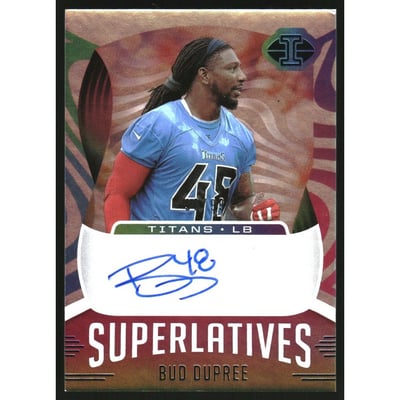 2021 Panini Illusions Superlatives Autographs #15 Bud Dupree/99