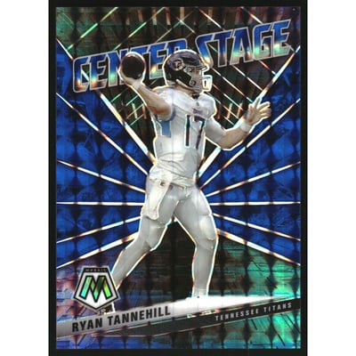 2021 Panini Mosaic Center Stage Mosaic Blue #13 Ryan Tannehill