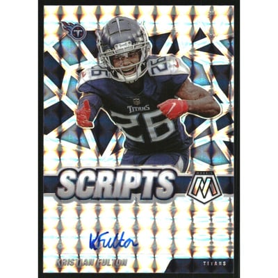 2021 Panini Mosaic Scripts #28 Kristian Fulton