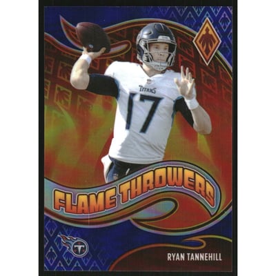 2021 Panini Phoenix Flame Throwers Blue #9 Ryan Tannehill