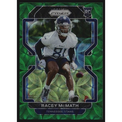 2021 Panini Prizm Prizms Green Scope #409 Racey McMath