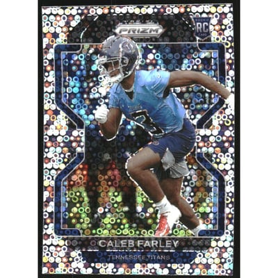 2021 Panini Prizm Prizms No Huddle #375 Caleb Farley