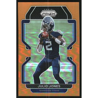 2021 Panini Prizm Prizms Orange #321 Julio Jones