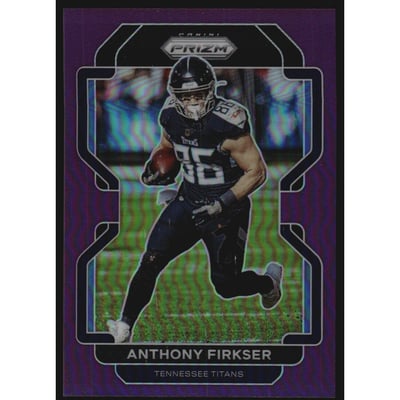 2021 Panini Prizm Prizms Purple #2 Anthony Firkser