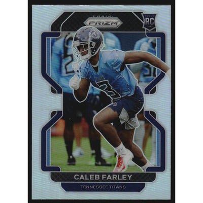 2021 Panini Prizm Prizms Silver #375 Caleb Farley