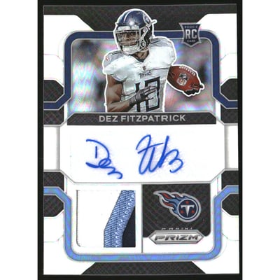 2021 Panini Prizm Rookie Patch Autographs Prizms #35 Dez Fitzpatrick