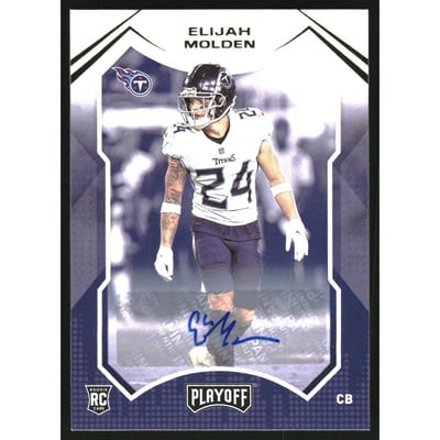2021 Playoff Rookies Autographs #282 Elijah Molden