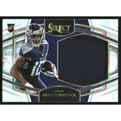 2021 Select Jumbo Rookie Swatch Prizm #7 Dez Fitzpatrick