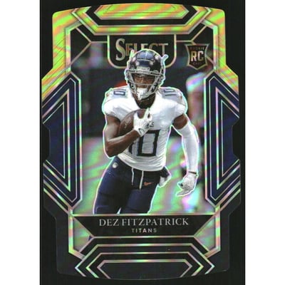 2021 Select Prizm Black and Gold Die Cut #272 Dez Fitzpatrick