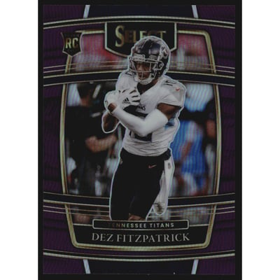 2021 Select Prizm Purple #72 Dez Fitzpatrick