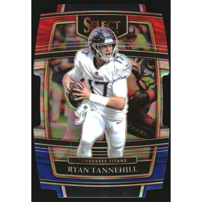 2021 Select Prizm Red and Blue Die Cut #33 Ryan Tannehill