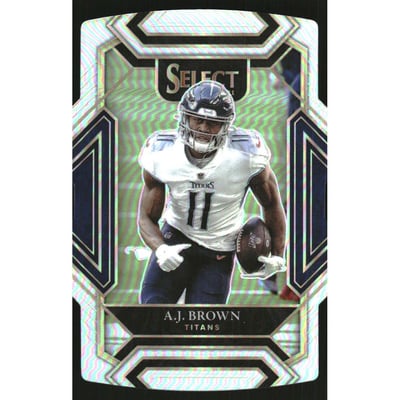 2021 Select Prizm Silver Die Cut #233 A.J. Brown