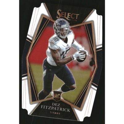 2021 Select Prizm White Die Cut #172 Dez Fitzpatrick