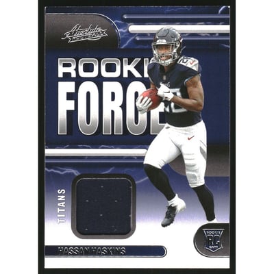 2022 Absolute Rookie Force Jerseys #28 Hassan Haskins