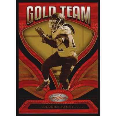 2022 Certified Gold Team Mirror Orange #16 Derrick Henry