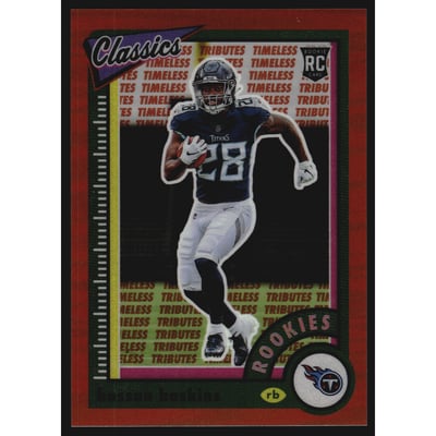 2022 Classics Premium Edition Timeless Tributes Orange #175 Hassan Haskins