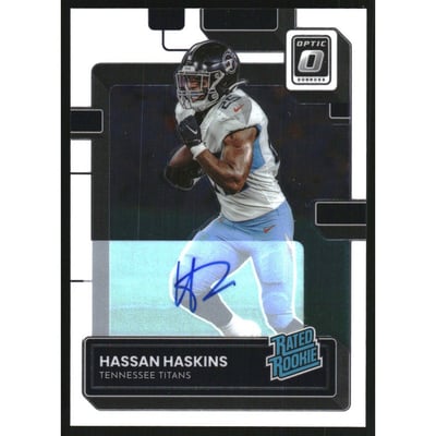 2022 Donruss Optic Rated Rookies Autographs #242 Hassan Haskins