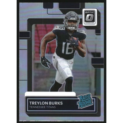 2022 Donruss Optic Rated Rookies Preview Holo #312 Treylon Burks RR