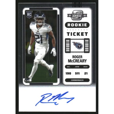 2022 Panini Contenders Optic #194 Roger McCreary AU