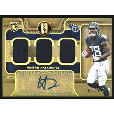 2022 Panini Gold Standard #299 Hassan Haskins JSY AU/149