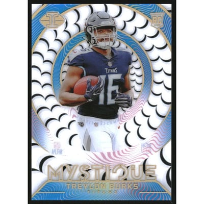 2022 Panini Illusions Mystique Light Blue #12 Treylon Burks