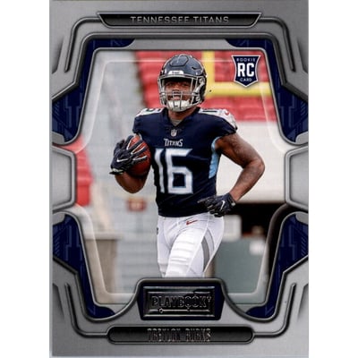 2022 Panini Playbook #112 Treylon Burks RC