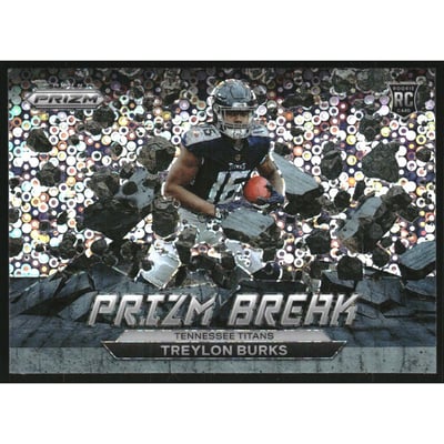 2022 Panini Prizm Prizm Break Prizms No Huddle #9 Treylon Burks