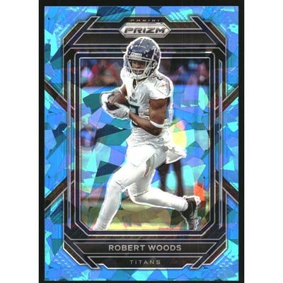2022 Panini Prizm Prizms Blue Ice #285 Robert Woods